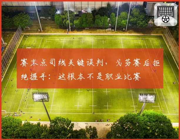 赛末点司线关键误判,戈芬赛后拒绝握手:这根本不是职业比赛