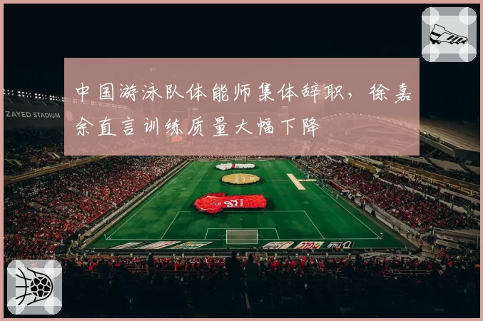 中国游泳队体能师集体辞职,徐嘉余直言训练质量大幅下降