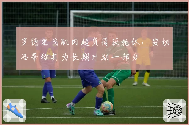 罗德里戈肌肉超负荷获轮休，安切洛蒂称其为长期计划一部分